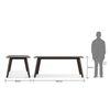 Taarkashi 6 Seater Dining Table In American Walnut Finish