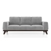 Granada Essential 3 Seater Fabric Sofa in Granite Weave Colour