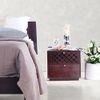Alaca Solid Wood Bedside Table in Mahogany Finish