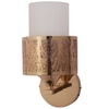 Eliante Modern Wall Lights Mild Steel & Glass Material Gold & White Finish