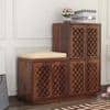 Claire Shoe Rack Of 25 Pairs In Provincial Teak Color