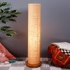 Oliver Beige Cotton Shade Floor Lamp