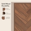 Nina 24 Pairs Solid Wood Shoe Cabinet In Amber Walnut Finish