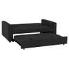 Medas 3 Pull Out Sofa Cum Bed In Black Colour