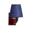 Devansh Solid Wood Electric Wall Light in Blue Colour with Blue Shade Count of 1 Light