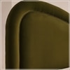 Elaris Curve Comfort King Size Bed Bed in velvet With Engineer Wood Frame & Hydraulic Storage