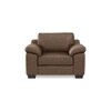 Esquel Essential 1 Seater Fabric Sofa in Mocha Colour