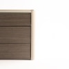 Venner Engineered Wood Bedside Table in Cream Colour