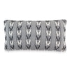 Margot Grey Cotton Knitted Cushion Cover 12X20 Inches