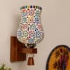 Devansh Metal Electric Wall Light in Black Colour with Multi Shade Count of 1 Light