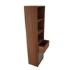 Solicitor Bookshelf In Walnut