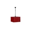 Nikolai Maroon Natural Fiber Hanging Light