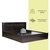 Muses Engineered Wood King  Size Bed With Drawer Storage (Melamine Finish)