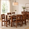 Tarragon 6 Seater Dining Set In Walnut Finish