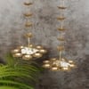 Hanging Dia Urli Set Of 2 In Gold Colour