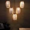 Devansh Solid Wood Electric Wall Light in Brown Colour with Multi Shade Count of 1 Light