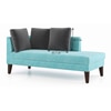 Sigmund Day Bed Colour Icy turquoise velvet, right aligned