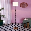 Ewan Multicolour Cotton Shade Floor Lamp