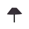 Huck Black Cotton Shade Floor Lamp