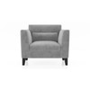 Lewis 1 Seater Fabric Sofa In Granite Weave Colour