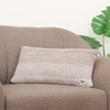 Ombre Moss Knit Beige  And Ivory Cushion Cover 12X20 Inches