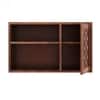 Mercury Solid Wood Wall Shelf in Honey