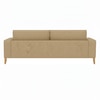 Airy 2 Seater Sofa In Leatherette Beige Color