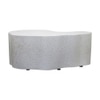 Metalsmith Metal Side Table in Gold Finish
