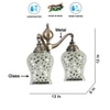 Devansh Metal Electric Wall Light in Multi Colour with Multi Shade Count of 2 Lights
