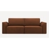 Cacef 3 Seater Pull Out Sofa cum Bed  in Brown Colour