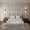 Stoa Paris Satin Bedsheet King Size Bed heet King Blue Combo 3