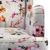Genoa Wing Chair in  Floral Colour