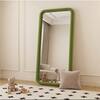 The Artment Unbreakable Green Square Puff Floor Mirror (160 x 60) cm