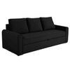 Clevam 3 Seater Pull Out Sofa cum Bed  in Black Colour