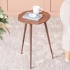 Cosmo Aluminium Side Table in Brown Colour