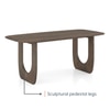 Aero Solid Wood 6 Seater Dining Table With 6  Casey Dining Chairs (Finish : Danish Walnut, Chair Colour : Beige & Tan)