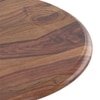 Fiona Solid Wood Side Table in Teak Finish