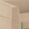 Rubik Luxe 2 Seater Fabric Sofa in Sandshell Beige Colour