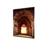 Pink Arch Wood Framed Canvas Wall Prints Canvas Wall Prints Set of 1 Multicolor Matte
