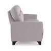 Radiance 2 Seater Leather Sole in Light Grey Colour