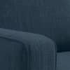 Apollo Compact Sofa (Colour : Indigo Blue, Cushion : Hard, Back Type : High Back, Seating Capacity : Left Aligned 2 Seater + Left Aligned Chaise + Ottoman)