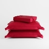 Stoa Paris 300TC UltrSatin King Bedsheet Set Satin King Firty Red