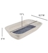 Ireka Home Bloom Away Serving Platter – Floral Design