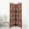 Nurit Solid Wood 4 Panel Room Divider