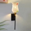 Devansh Metal Electric Wall Light in Black Colour with Multi Shade Count of 1 Light