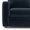 Apollo Sofa (Colour : Cobalt, Cushion : Hard, Back Type : High Back, Seating Capacity : Right Aligned 3 Seater + Right Aligned Chaise + Ottoman)