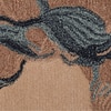 Presto Blue Abstract Hand Tufted Wool Carpet 4X6 Feet