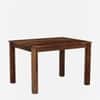 Arbor 4 Seater Dining Set with Cushioned Bench in Dark Grey Colour