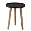 Metalsmith Solid Wood Side Table in Natural Finish