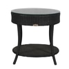 Lismore  Wicker Table And Chair Set In Black Finish